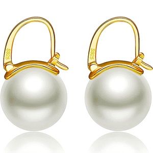 kate spade ✨shine on✨ goldtone pearl drop earrings